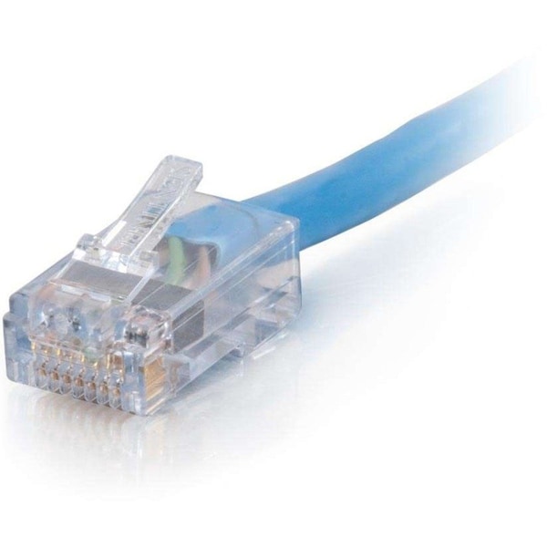 C2G 35FT CAT6 NON-BOOTED NETWORK PATCH CABLE PLENUM-RATED - BLUE 15286 - main