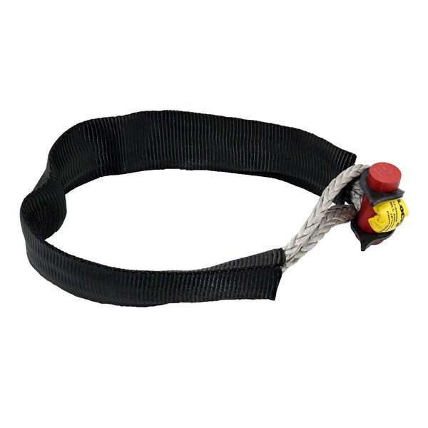 Lockjaw Synthetic Shackle, Lifting Rated, 3,300 lbs, WLL, 4.5in Working Dia. w/ Kevlar Sleeve 17-025008K - main