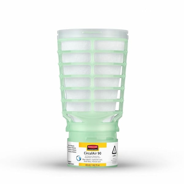 Rubbermaid Commercial Oil Air Freshener Refill, Blue Splash, PK6 FG402112 - main