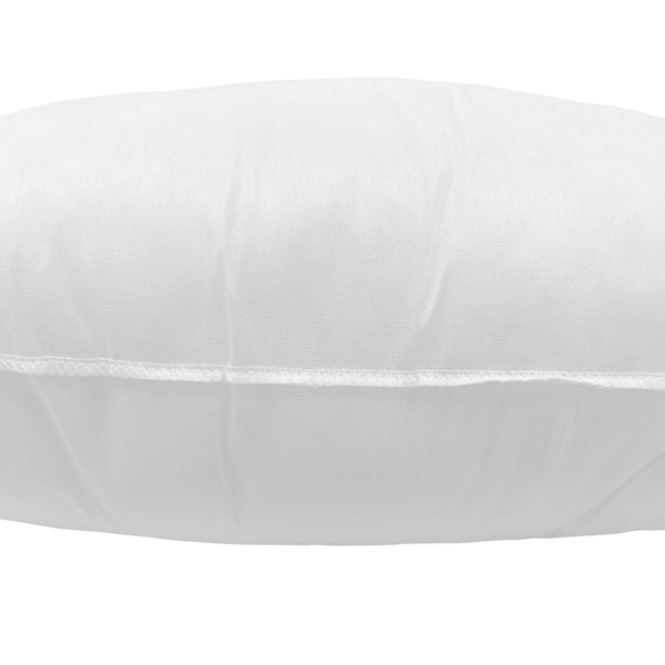 Homeroots 24" X 24" White Polyester Blown Seam Down Pillow Insert 534269 - main