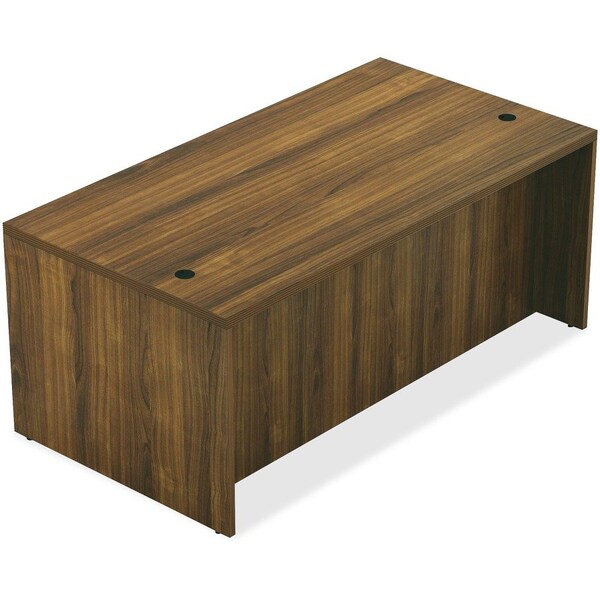 Lorell Wood Desk, 59" x 29.5" x 30" Desk - Walnut - Chateau Series 34305 - main