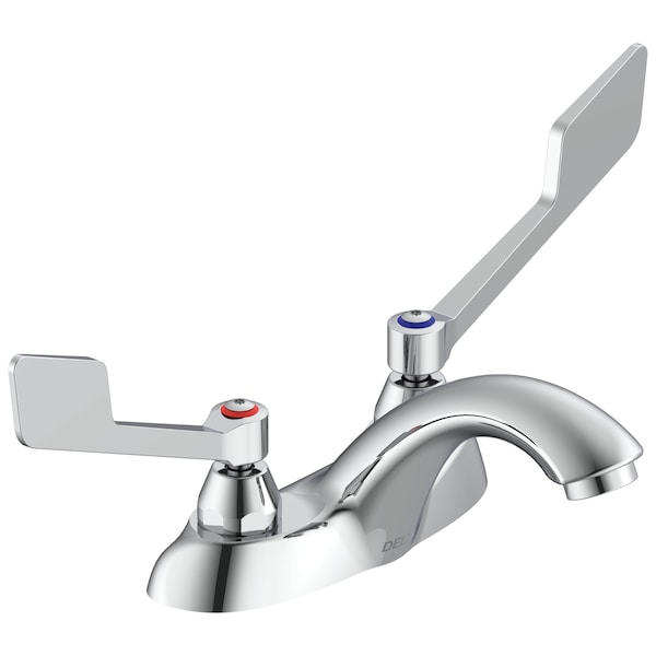 Delta Commercial 21C Two Handle Centerset Bathroom Faucet - Less Pop-Up In Chrome 21C155 - main