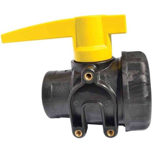 Green Leaf 1-1/2 in. Polypropylene Female Union Ball Valve SU 150 E - main