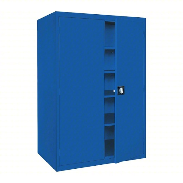 Sandusky Shelf Cabinet, 72 in H, 46 in W, 24 in D, Recessed, Three-Point Locking, 4 Shelves EA4R462472-06 - main