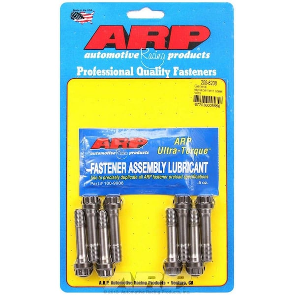 Arp 200-6208 0.38 in. 200-6208 Replacement Rod Bolt Kit, 8PK ARP200-6208 - main