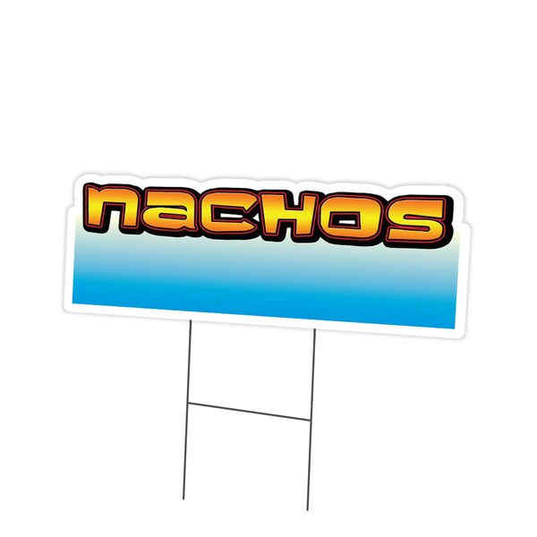 Signmission Nachos1 Yard Sign & Stake outdoor plastic coroplast window, C-DC-1824-Nachos1 C-DC-1824-Nachos1 - main