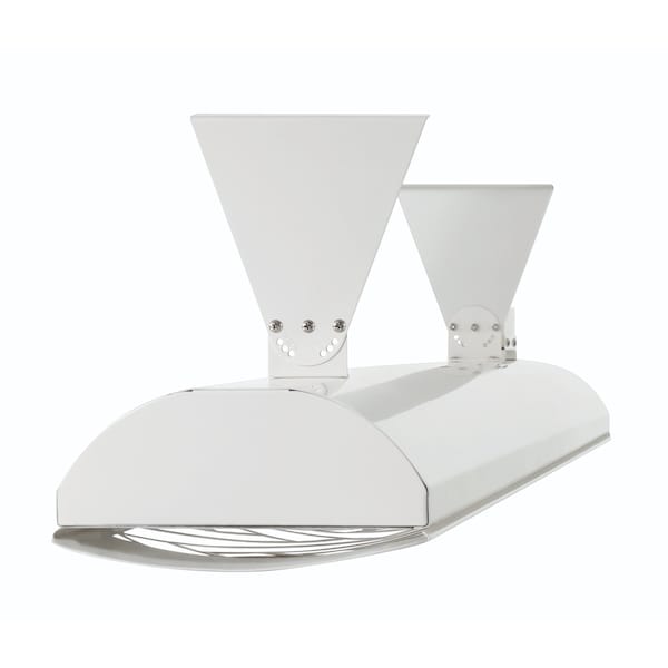 Eurofase SS 39in Dual Element 4000W 277V Heater, White, Brix Decor Plate EF40277W5 - main