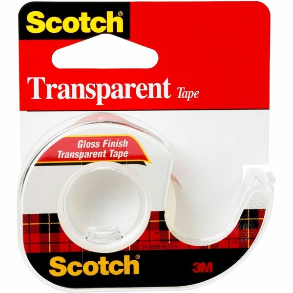 Scotch Tape, DispnSilver, Transp, 1/2x450 144 - main