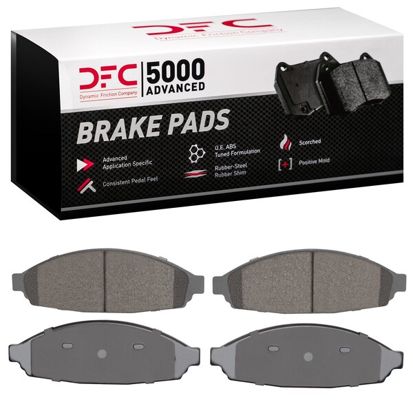 Dynamic Friction Co DFC 5000 Advanced Brake Pads - Ceramic 1551-0931-00 - main