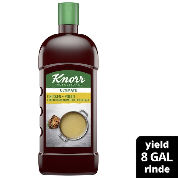 Knorr Professional Ultimate Chicken Liquid Concentrated Stock Base, 32 Ounce 84114543 - main