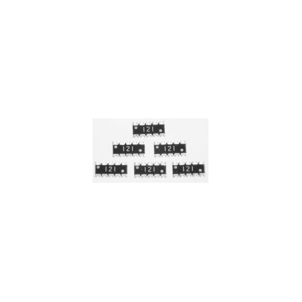 Stackpole RESISTOR ARRAY, 1 Kohm, 5%, 0603x4, CONCAVE - Chip Resistor Array - Concave RACF164DJT1K00 - main