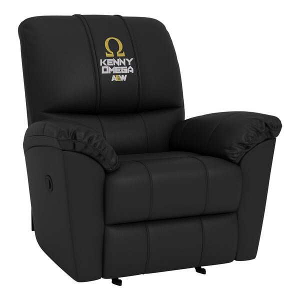 Dreamseat Rocker Recliner with AEW Kenny Omega Logo XZ52031CDRRBLK-PSAEW0012 - main