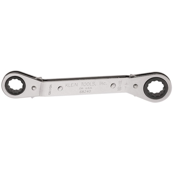 Klein Tools Reversible Ratcheting Box Wrench, 5/8 x 11/16-Inch 68240 - main
