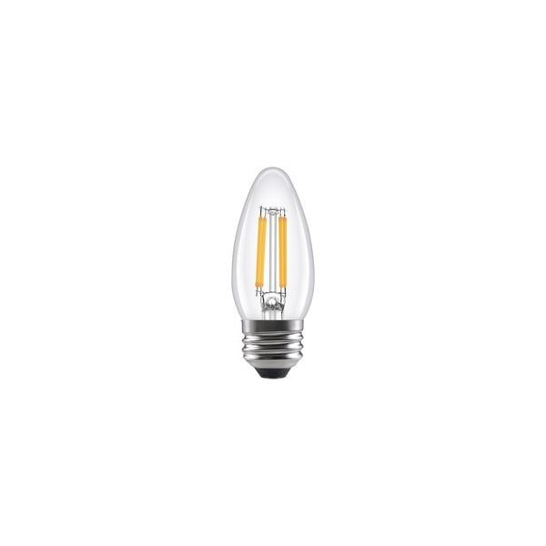 Ledvance/ Sylvania LED Natural TruWave B10, 4W, Dimmable, 90CRI, 350 Lumen, 2700K, 15000Life, Medium, Clear LED4B10BLUNTDIM927CL13YTL - main
