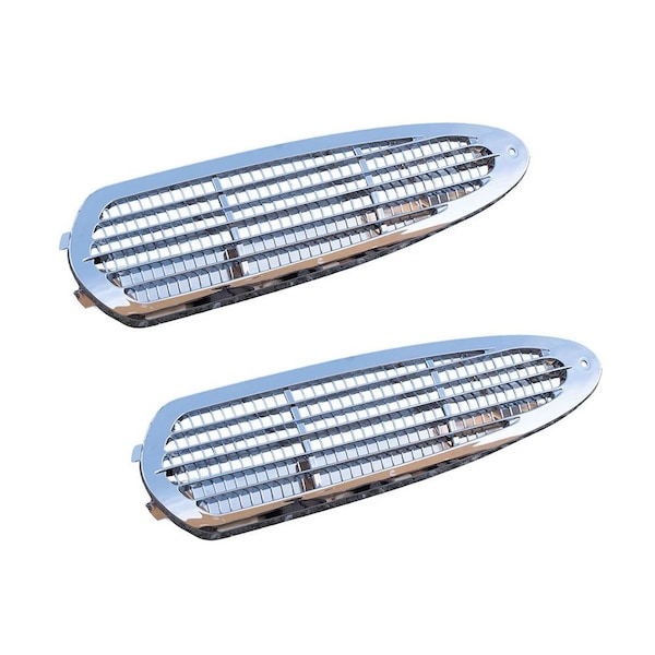 Mytee Products Upper Intake Grille Air Vent for 2002-2018 Freightliner M2 100 Semi Truck, 2PK GRILLE-AIV-M2-0218x2 - main