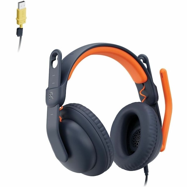 Logitech ZONE LEARN HEADSET - USB-A OVER-EAR WITH OVER-EAR CUSHIONS, W/ 3YR WARRANTY 981-001378 - main