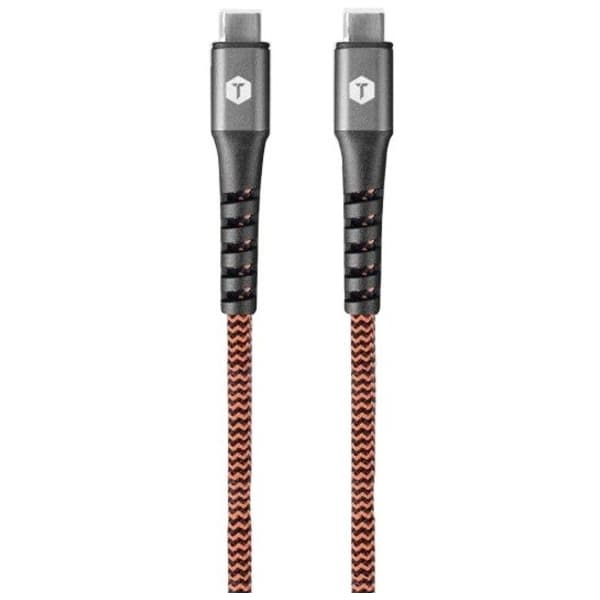 Toughtested 6-Foot Braided USB-C to USB-C Cable TT-FC6-C2C - main