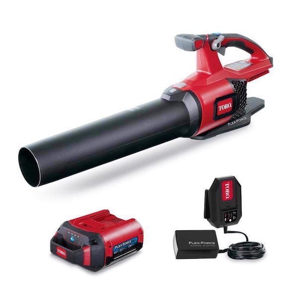 Toro 110 mph 565 CFM 60 V Battery Handheld Leaf Blower Kit Battery & Charger 51821 - main