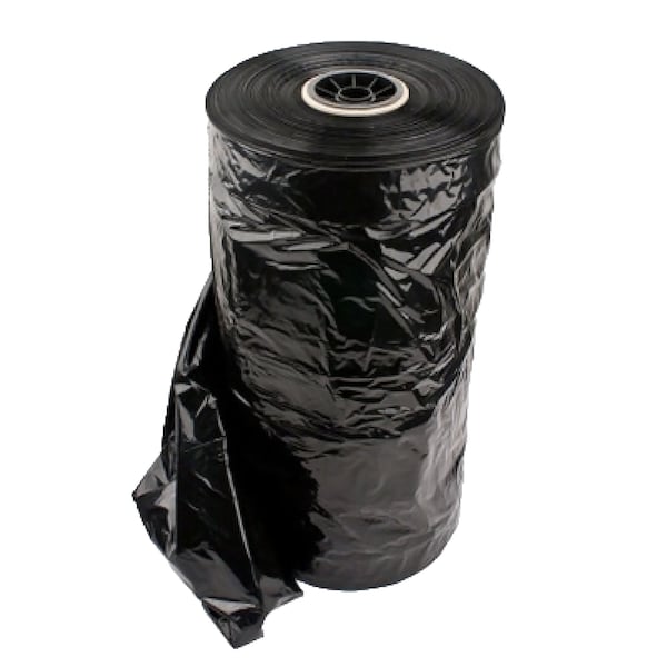 Nahanco Poly Bags, 36"H x 21"W x 3"D, Black, 500 PK B336 - main