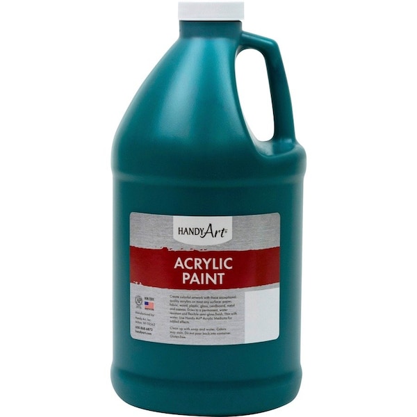 Handy Art Acrylic Paint Half Gallon, Phthalo Green 102-050 - main