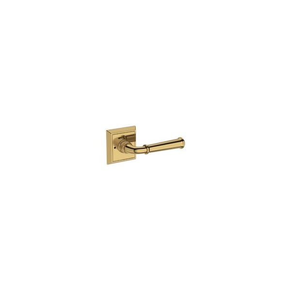 Baldwin Residential Door Levers Privacy Right Hand Lifetime Brass PVDUNCHR003 - main