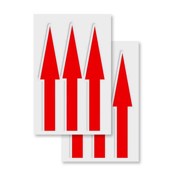 Signmission Giant Up Arrow, Vinyl Decals Only 24 Inch x 36 Inch, Vinyl Decal, 2PK DSB-2436-2PACK-Giant Up Arrow - main