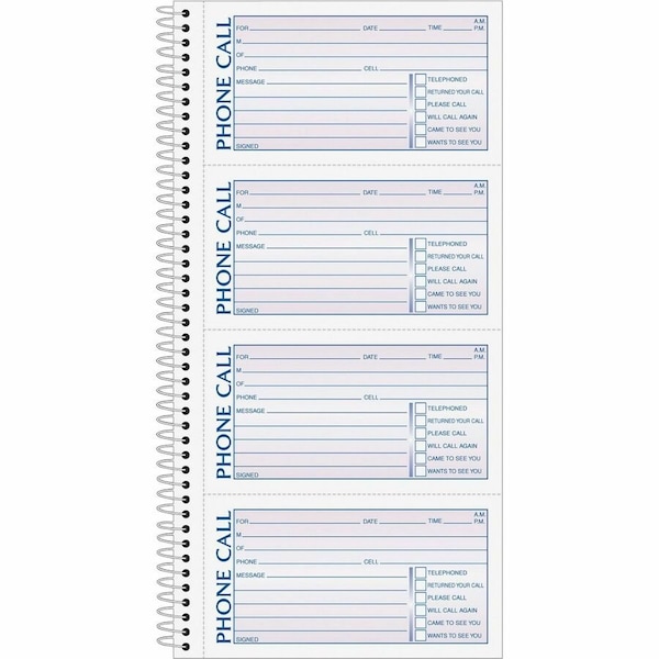 Tops Products BOOK, PHONE REC, NCR, 400ST 4003 - main