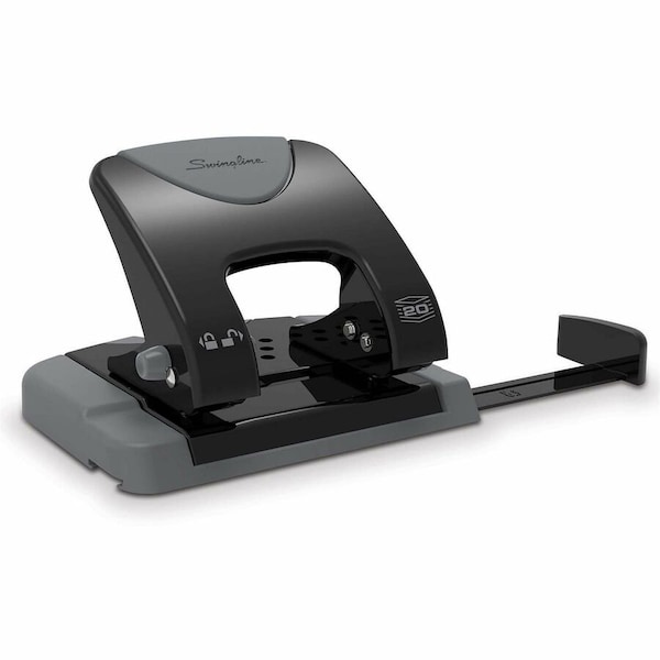 Swingline SmartTouch LowForce 2Hole Punch, Black SWI74135 - main