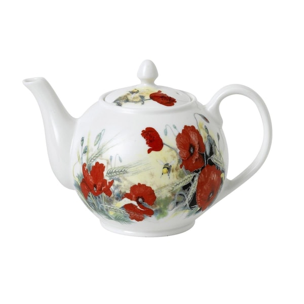 Roy Kirkham Classic Large Teapot - Poppy 1100ml ER2617 - main