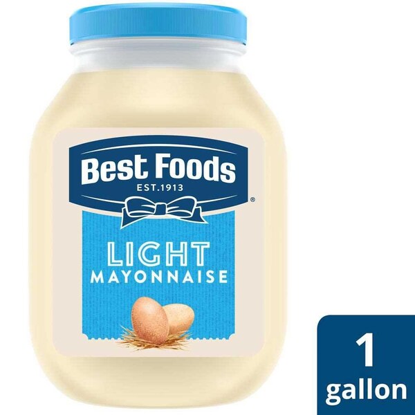 Best Foods Light Mayonnaise, 1 Gallon, 4PK 4800126775 - main