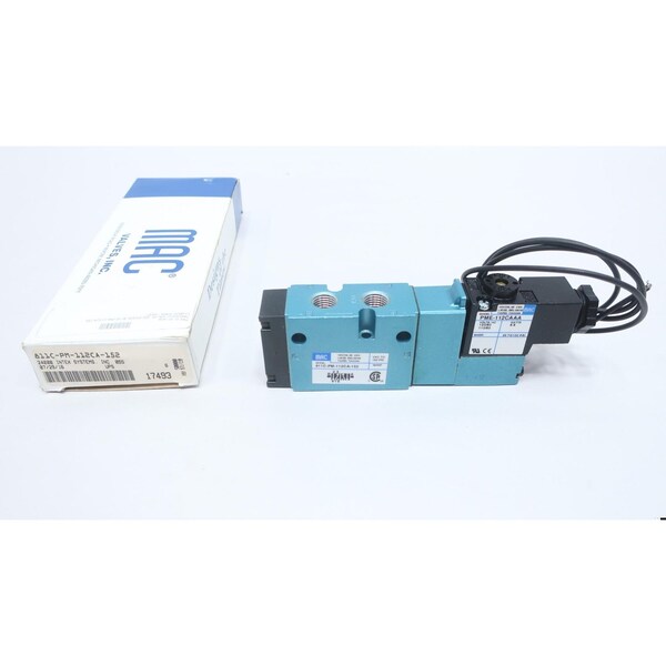 Mac Pneumatic Solenoid Valve 120V-Ac 150Psi 811C-PM-112CA-152 - main