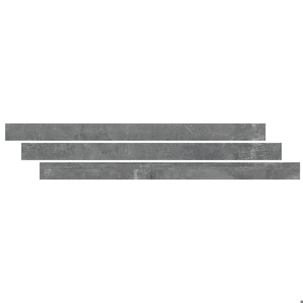 Msi LVT Trim, LVT, Gray-Dark, 94 in L, 1.77 in W, Low Gloss ZOR-LVT-TR-0529 - main