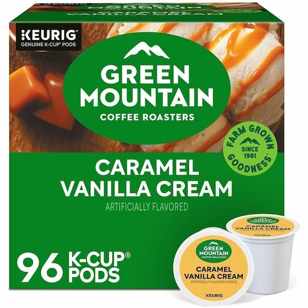 Green Mountain Coffee Roasters KCUP, CARAMELVANILLACRM, 24BX, 24PK 5000330109 - main