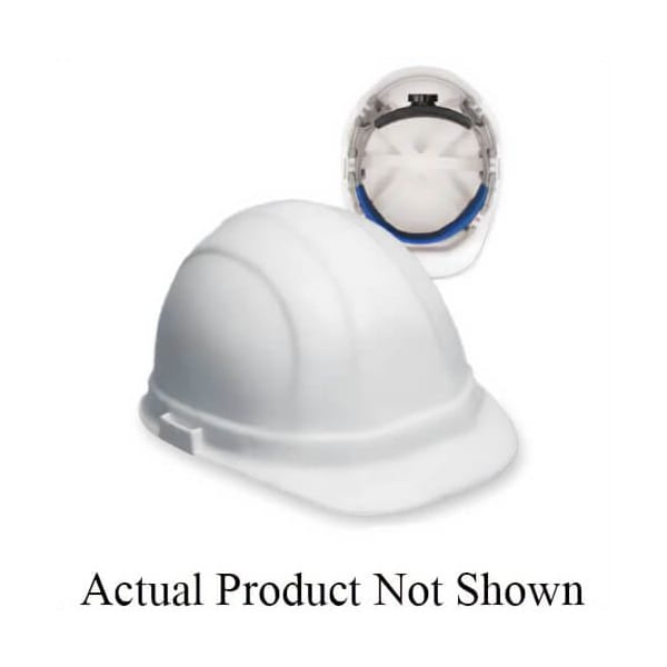 Erb Safety Hard Hat, Size 6-1/2 Fits Mini Hat, Size 8 Fits Max Hat, HDPE WEL19955HO - main