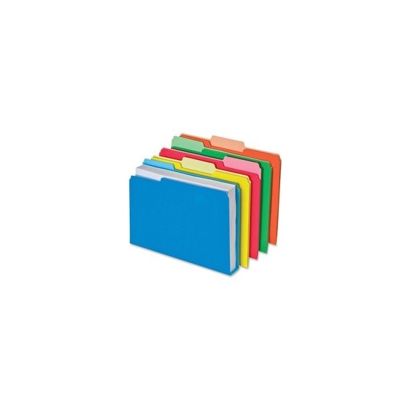 Pendaflex FOLDER, LTR, DBLSTF, 50, AST, 50PK 54460 - main