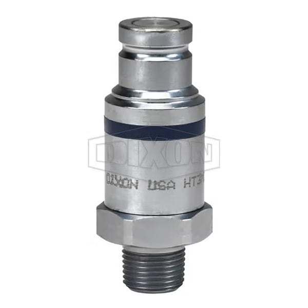 Dixon DQC HT Flushface Male Plug, 3/8-18 Nominal, Male NPTF, Steel HT3M3 - main