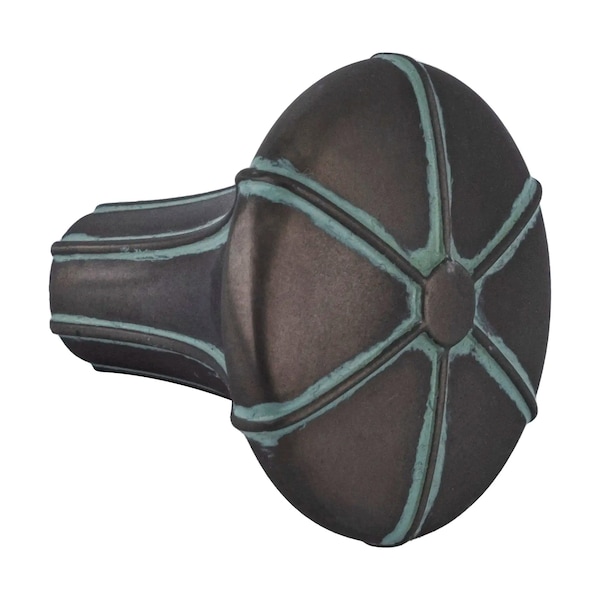 Brixwell Modern Decorative Cabinet Knobs For Kitchen And Bathroom Hardware 1-5/16in Diameter Viridian Slate BXB23242VS - main