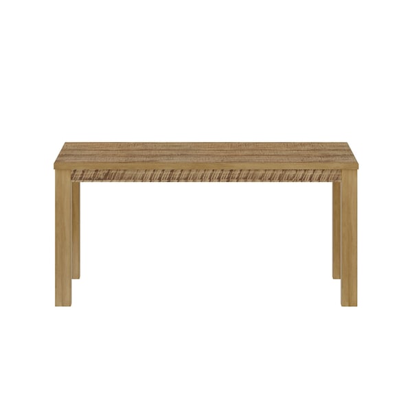 Homeroots 35" Brown Solid Wood Dining Table 506621 - main