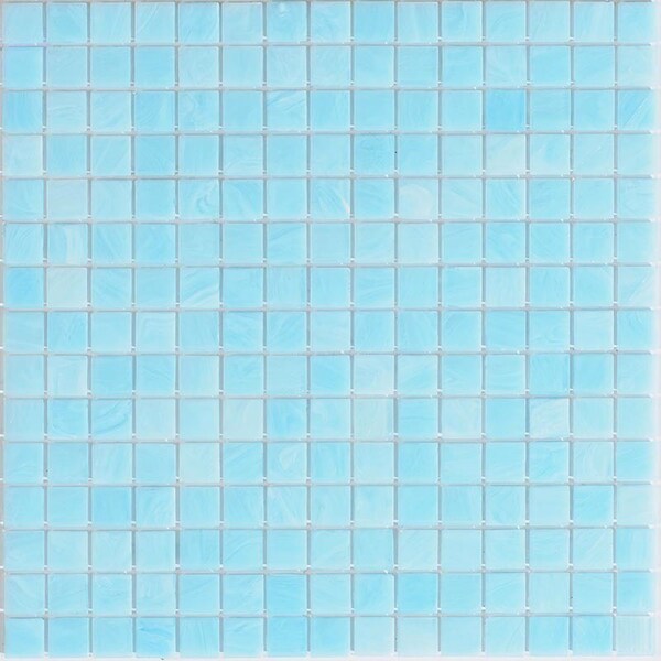 Apollo Tile Celestial 12 in. x 12 in. Glossy Baby Blue Glass Mosaic Wall and Floor Tile 20 sq. ft./case, 20PK APLST88BL518A - main
