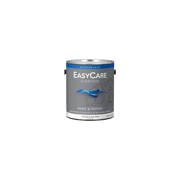 True Value Everyday Exterior Latex Paint, Satin, Pastel Base, Gallon EVDESEP-GL - main