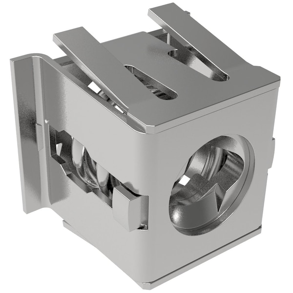 Southco DZUS Lion Quarter-Turn Receptacle, Large Size, Steel Zinc Plate, Bright chromate 85-35-309-56 - main