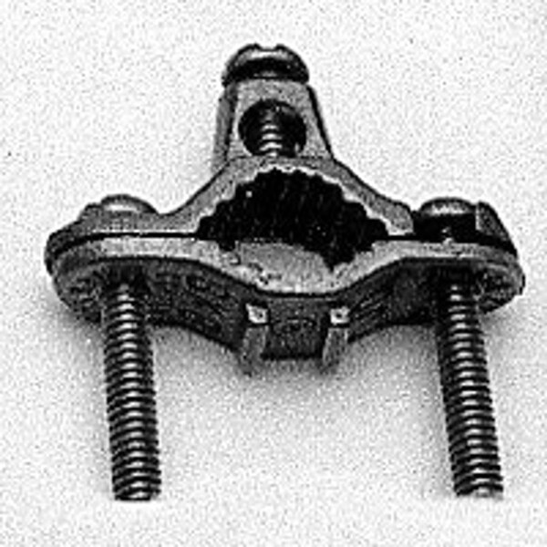 Erico nVent Pipe Clamp, Clamping Range 12 to 1 in, 10 to 6 AWG Wire, Zinc ZWP1J - main