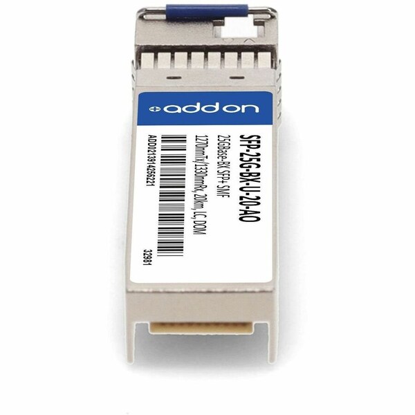 Add-On CISCO SFP-25G-BX-U-20 COMPATIBLE TAA COMPLIANT 25GBASE-BX SFP28 TRANSCEIVE SFP-25G-BX-U-20-AO - main