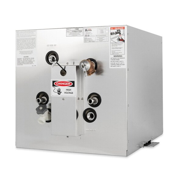 Kuuma Products Kuuma 11-Gallon WH, 240V (L1 and L2 Wiring) Front Heat Exchange, Side Mount 11860 - main