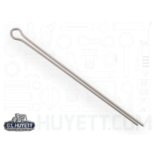 Huyett Cotter Pin, 300 Stainless Steel, 0.094 in Dia x 2.500 in Effective Length CPS-093-2500 - main