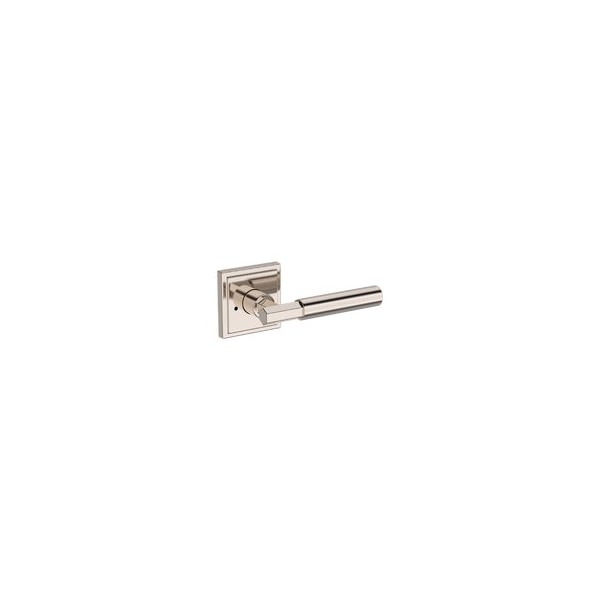 Baldwin Residential Door Levers Privacy Right Hand Lifetime Bright Nickel PVRIDSSR055 - main