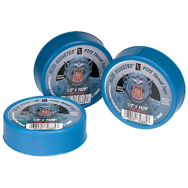 Blue Monster 1/2'' x 1429'' Blue Thread Seal Tape 70885 - main