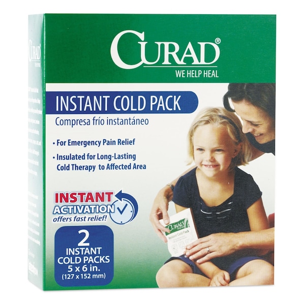 Curad Instant Cold Pack, 5 x 6, PK2, 2PK CUR961R - main