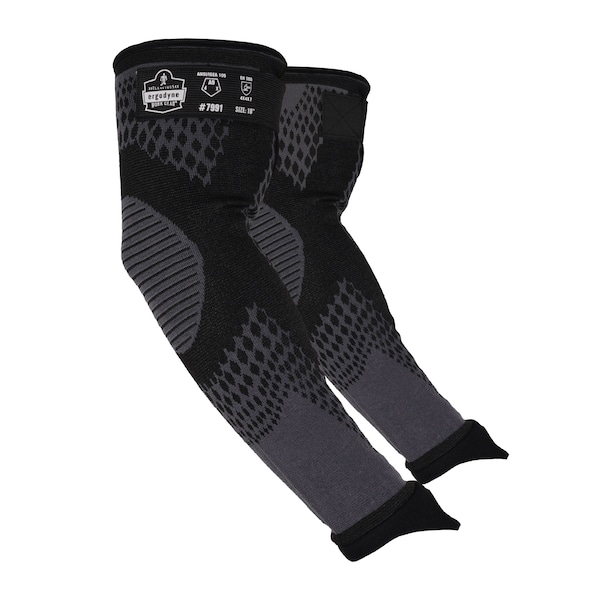 Ergodyne 18 in Black CR Protective Arm Sleeves A9 7991-PR18 - main