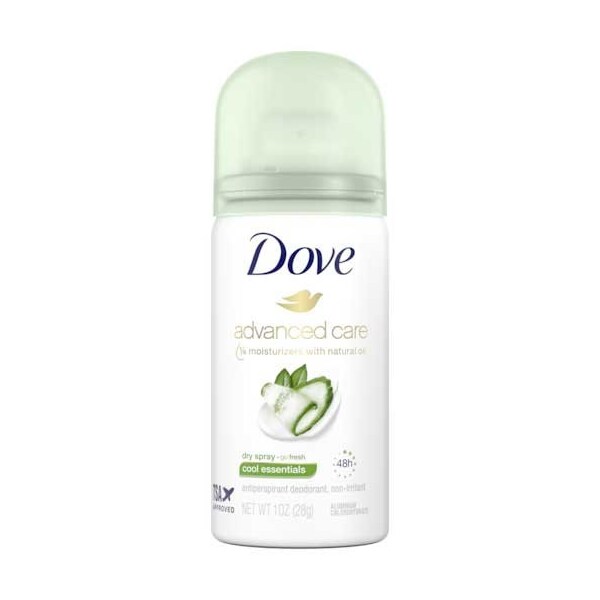 Dove Go Fresh Cool Essentials Anti-Perspirant Dry Spray, 1 Fluid Ounce Aerosol, 24PK 67317 - main